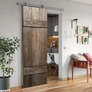 Leroy Merlin Porta scorrevole Barn Ebano, L 96 x H 215 cm, con binario Loft