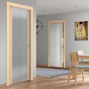 COOPLEGNO Porta battente Madera Vetrata beige L 60 x H 210 cm sinistra