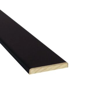 Leroy Merlin Piattina 30 pezzi in legno colore nero Sp 5 x L 40 x L 2400 mm