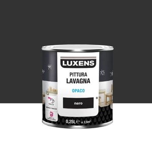 LUXENS Pittura per interni lavagna,  nero opaco, 0.25 L