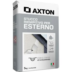 AXTON Stucco in polvere per esterno  5 kg bianco