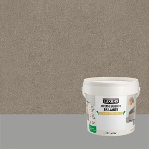 LUXENS Pittura decorativa effetto sabbiato grigio 2.5 l