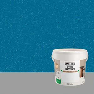 LUXENS Pittura decorativa glitterato blu 2.5 l