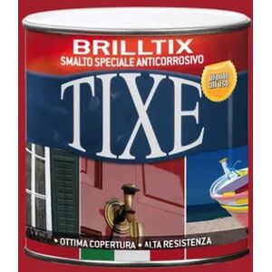 TIXE Vernice da esterno per legno e ferro  Brilltix rosso fiamma, 0.5 L