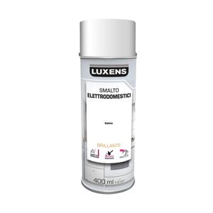 luxens smalto spray elettrodomestici base solvente  bianco lucido 0.4 l