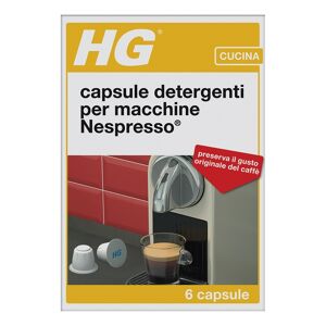 detergente hg capsule det. per macchine nespresso per macchina da caffè espresso macchina per il caffè 0,04 kg
