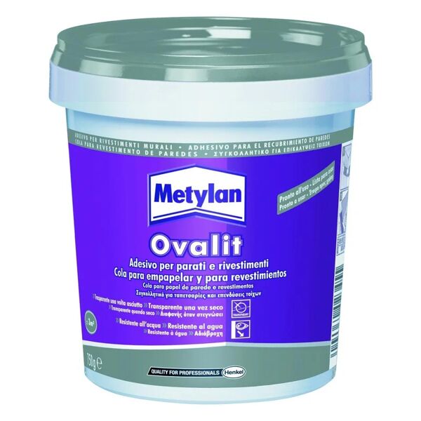 ovalit colla per rivestimento murale pasta  metylan 0.75 kg