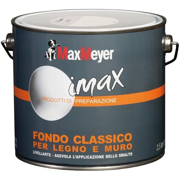 maxmeyer fondo per pittura  imax base solvente per parete a secco 2.5 l