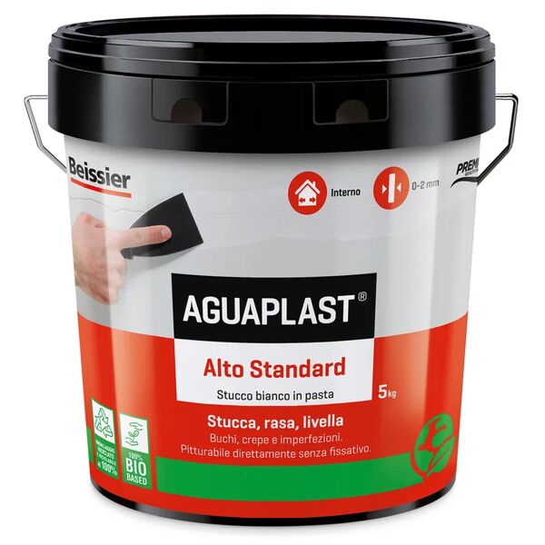 aguaplast stucco in pasta per interno  alto standard 6 kg bianco