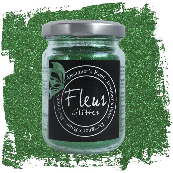 fleur additivo vernice  glitter 0.90 l jade green