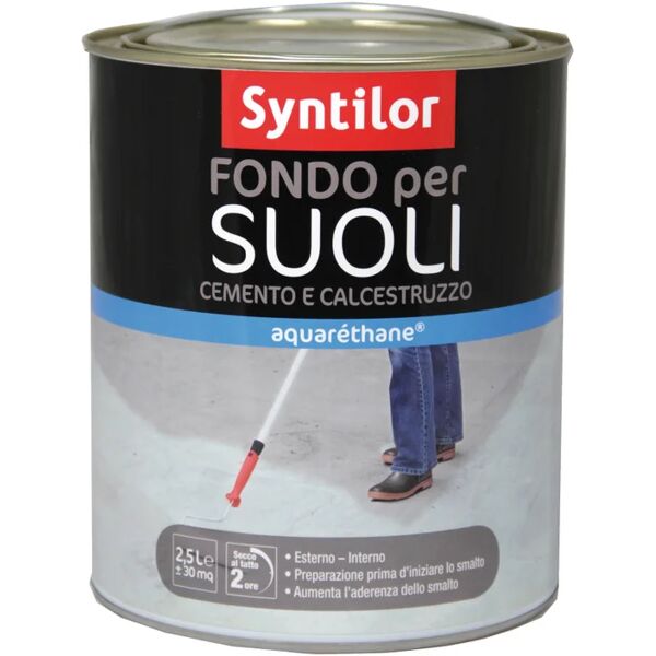 syntilor fondo per pittura  per suoli base acqua per tutti i tipi di supporto 2.5 l