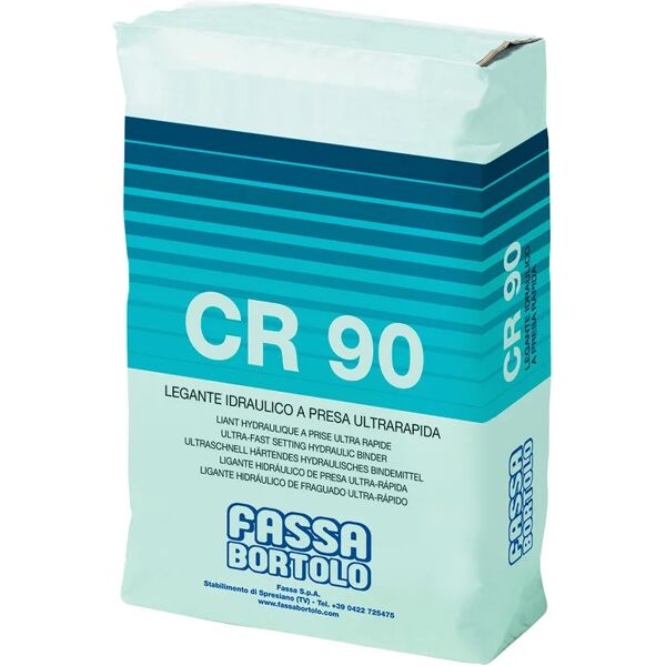 fassa bortolo cemento a presa rapida  cr90 grigio 25 kg