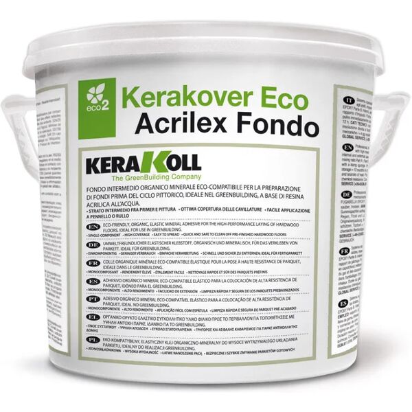 kerakoll additivo aggrappante  kerakover eco acrilex fondo 14kg