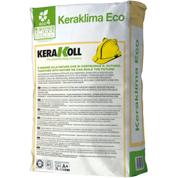 kerakoll collante rasante  keraklima eco