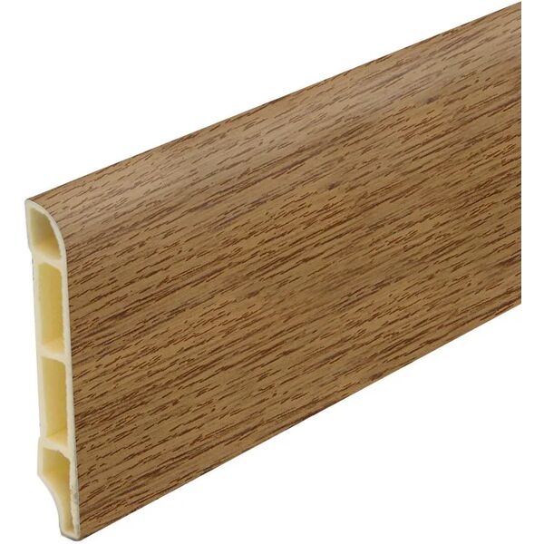 leroy merlin battiscopa in pvc rovere spazzolato sp 11 mm, h 7 cm x l 2.5 m