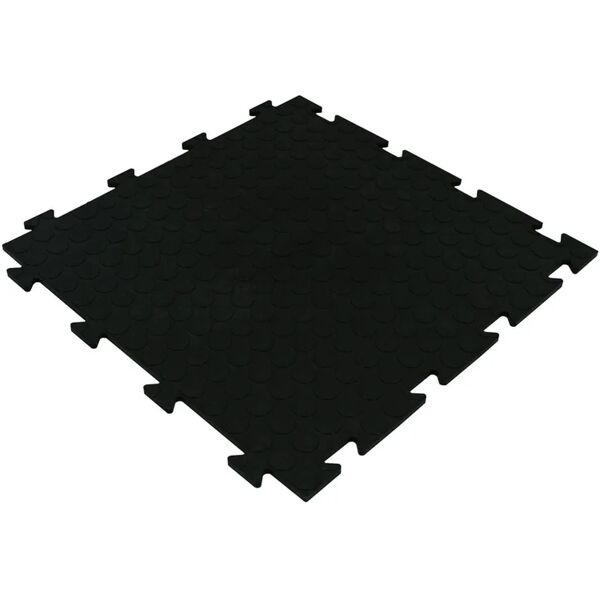 leroy merlin piastrelle ad incastro tecnic bolle in pvc 50 x 50 cm sp 8 mm,  nero