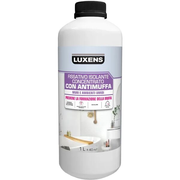 luxens fissativo per pittura  antimuffa base acqua antimuffa per parete a secco 1 l