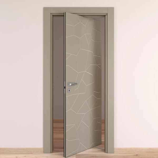 cooplegno porta rototraslante the thing grigio l 70 x h 210 cm destra