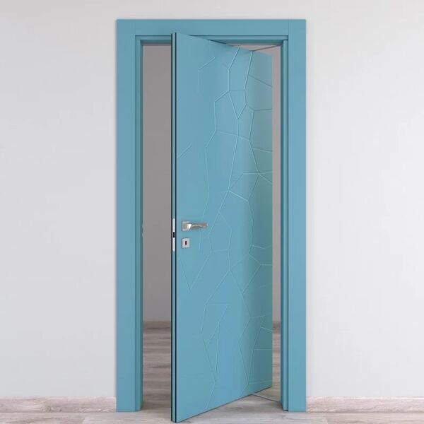 cooplegno porta rototraslante the thing blu l 70 x h 210 cm destra