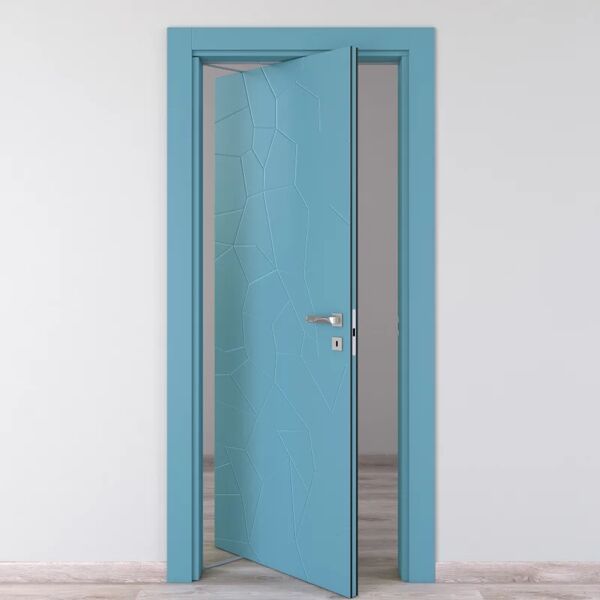 cooplegno porta rototraslante the thing blu l 70 x h 210 cm sinistra