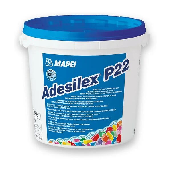 mapei colla in pasta adesilex p22  5 kg bianco