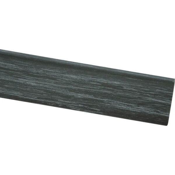 progress profiles profilo di finitura top adesivo per lvt nero l 3 x l 90 cm