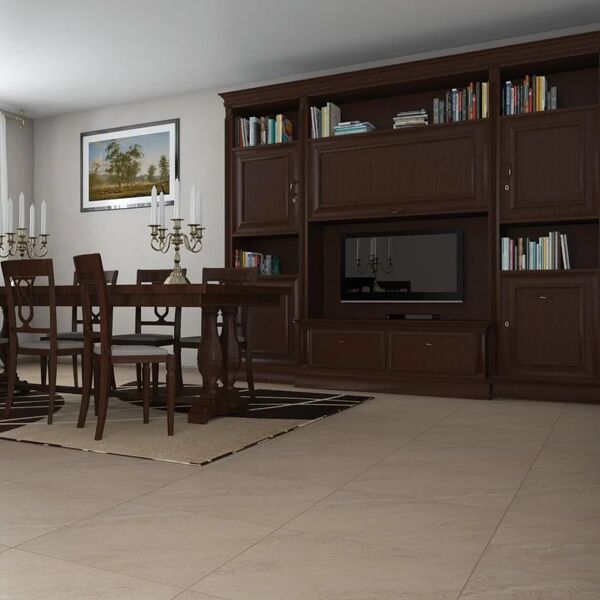 leroy merlin piastrella da pavimento e rivestimento interno tikas in gres porcellanato beige 62 x 62 cm, sp 7.2 mm traffico intenso (pei 4/5) r10