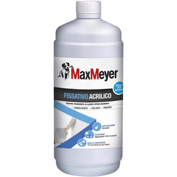 maxmeyer fissativo  imax base acqua migliora l'aderenza per parete a secco 1 l