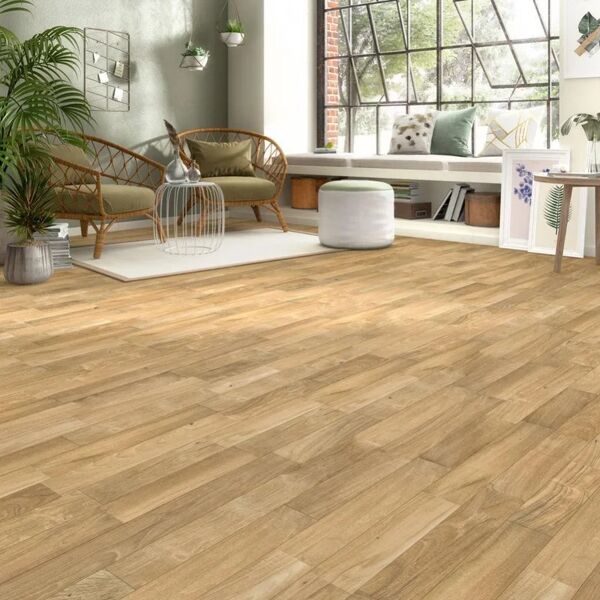 leroy merlin parquet massello in teak naturale family grezzo sp. 12 mm grezzo