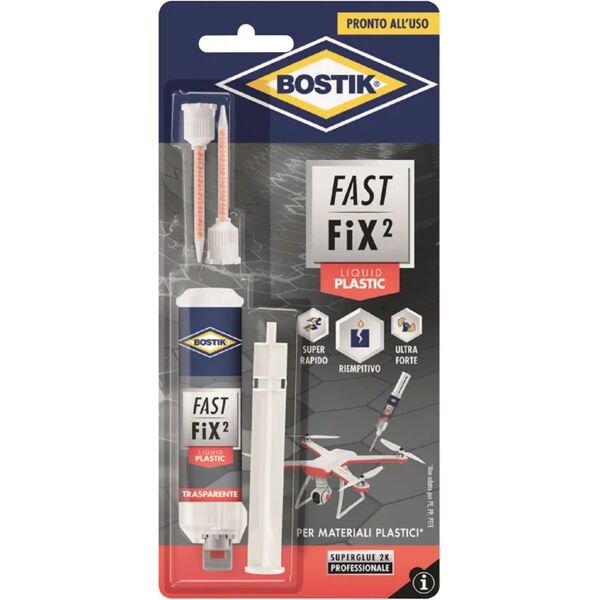 bostik colla  fast fix liquid plastic  10 ml