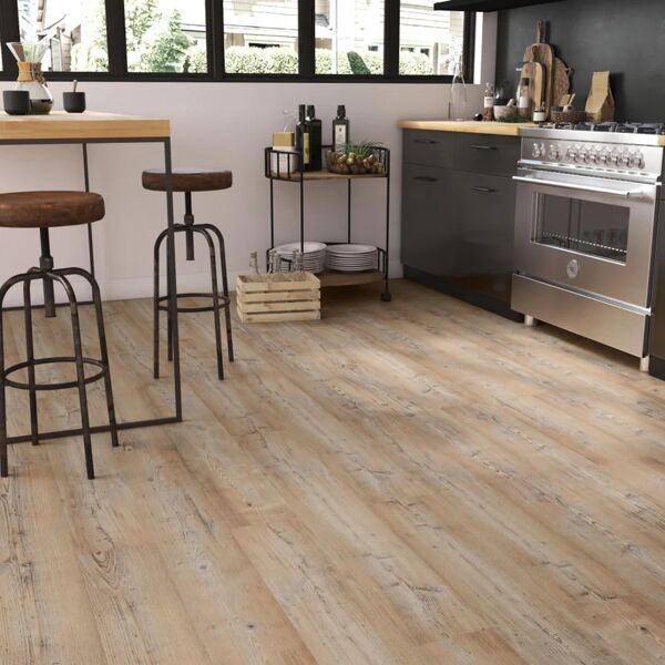 artens lastra pavimento in lvt  in pvc flottante clic passaggio importante nat old marrone sp 4.2 mm