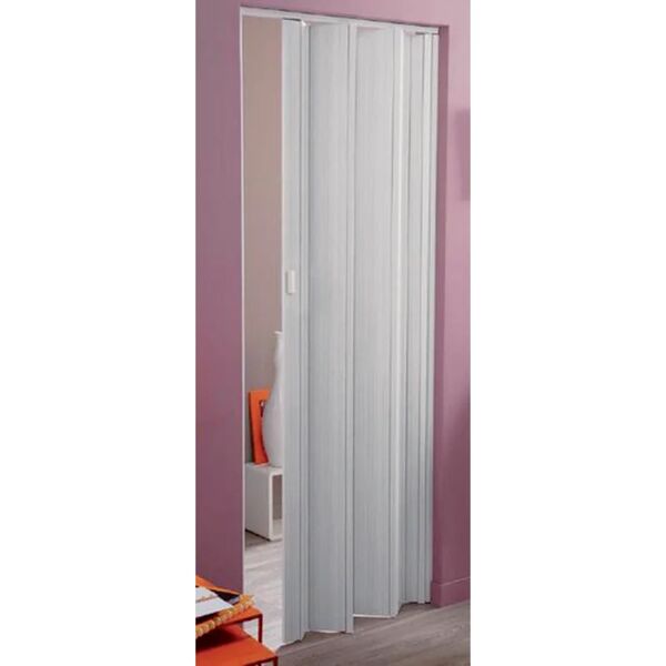 artens porta a soffietto rio in pvc bianco l 83 x h 214 cm