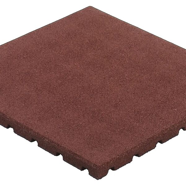 onek piastrelle ad incastro  antishock in polistirene 50 x 50 cm sp 25 mm,  rosso