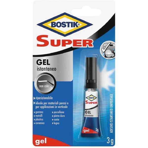 bostik colla in cianoacrilato  adesivo super gel istantaneo