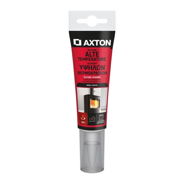 axton silicone sigillante  per alte temperature nero 60 ml