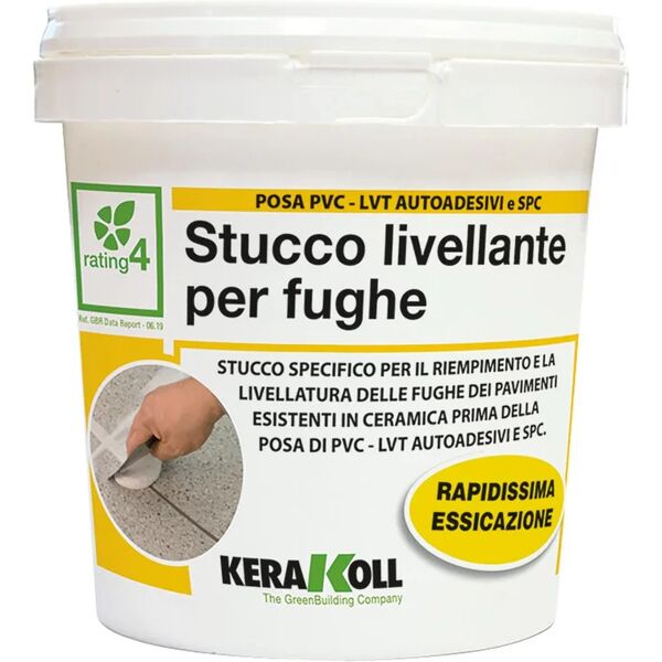 kerakoll stucco in pasta livellante fughe  1 kg bianco