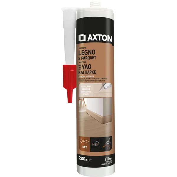 axton silicone sigillante  legno e parquet pino 280 ml