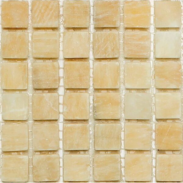 ston campione di mosaico pietra campione onicemiele beige sp. 8 mm.