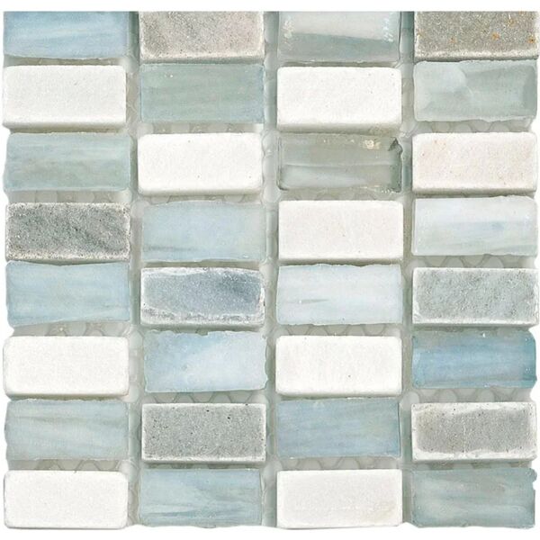 ston campione di mosaico pietra campione sucre glace multicolore sp. 6 mm.