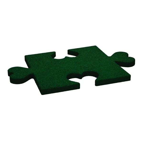 onek piastrelle ad incastro  antishock puzzle 40 x 40 cm sp 25 mm,  verde