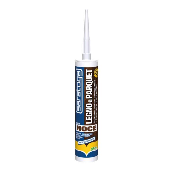 saratoga silicone sigillante  legno e parquet noce 310 ml