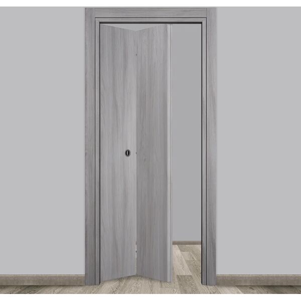 leroy merlin porta pieghevole a libro simmetrica gray elm grigio l 70 x h 210 cm sinistra