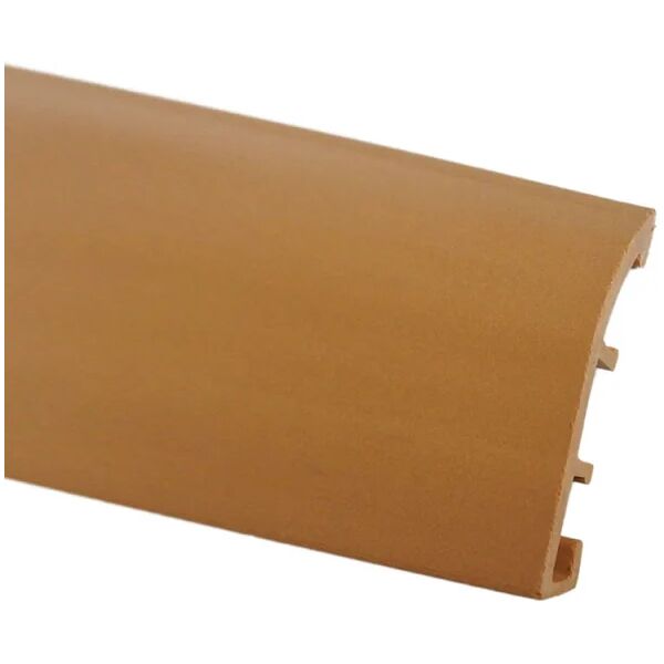 leroy merlin battiscopa con passacavo multis in pvc iroko sp 3 mm x h 7 x l 200 cm, 25 pezzi / 50 m