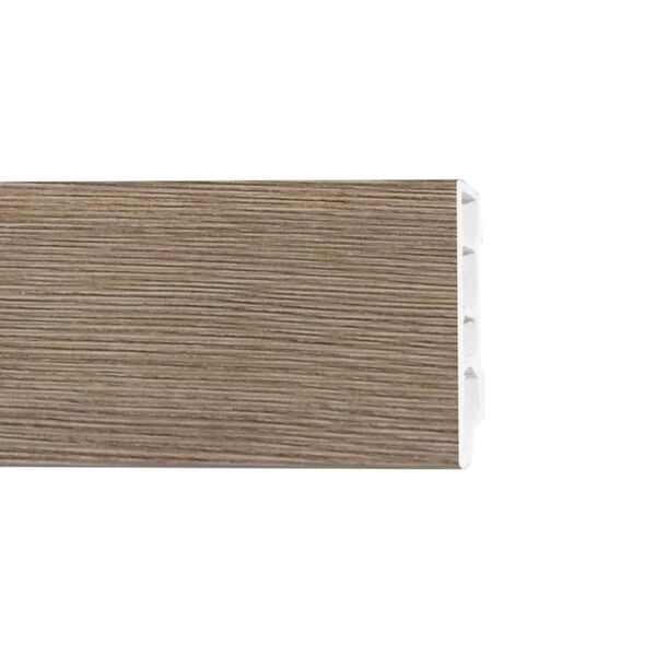 leroy merlin battiscopa square coordinato porta cedar in pvc cromato sabbia spessore 14 x h 70 x l 2500 mm, 10 pezzi