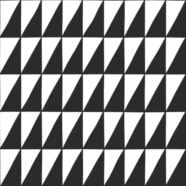 esta carta da parati triangoli art deco bianco e nero, 53 cm x 10 m