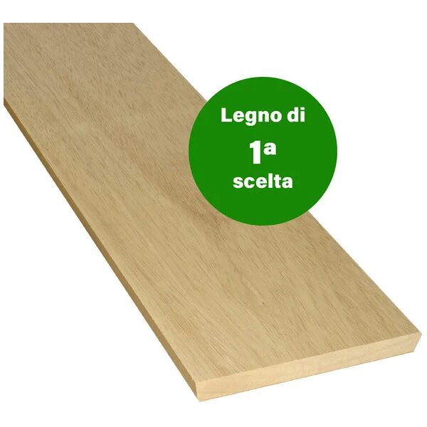 aschieri de pietri tavola lamellare in legno di ayous, 1° scelta 40 x 80 cm sp 18 mm