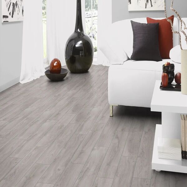 leroy merlin pavimento laminato passaggio importante catwalk rovere grigio grigio / argento sp 8mm