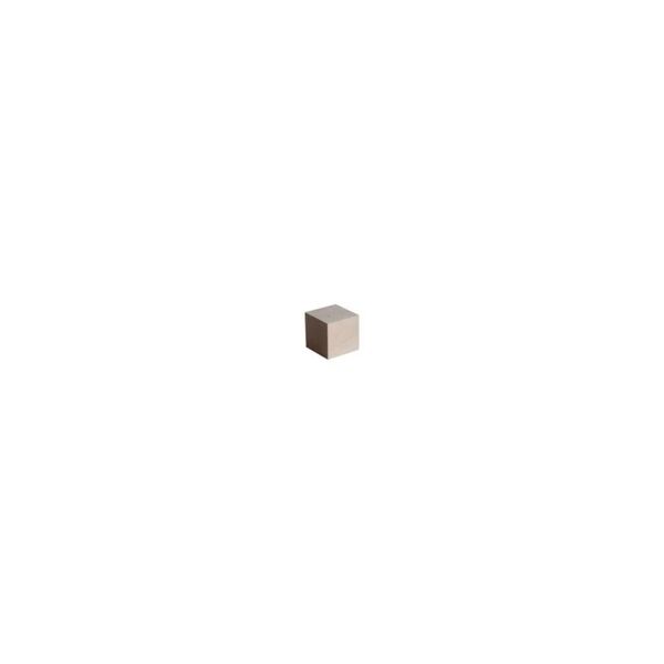 leroy merlin solido geometrico cubo in faggio grezzo 300 x 130 x 110 mm . confezione da 20 pezzi