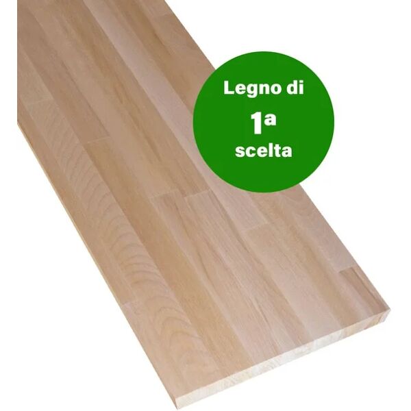 leroy merlin tavola lamellare in legno di faggio, 1° scelta 40 x 120 cm sp 18 mm