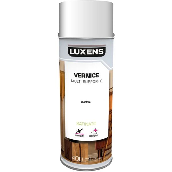 luxens smalto spray  base solvente trasparente semi opaco 0.4 l